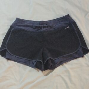 Black and Navy Athletic Shorts